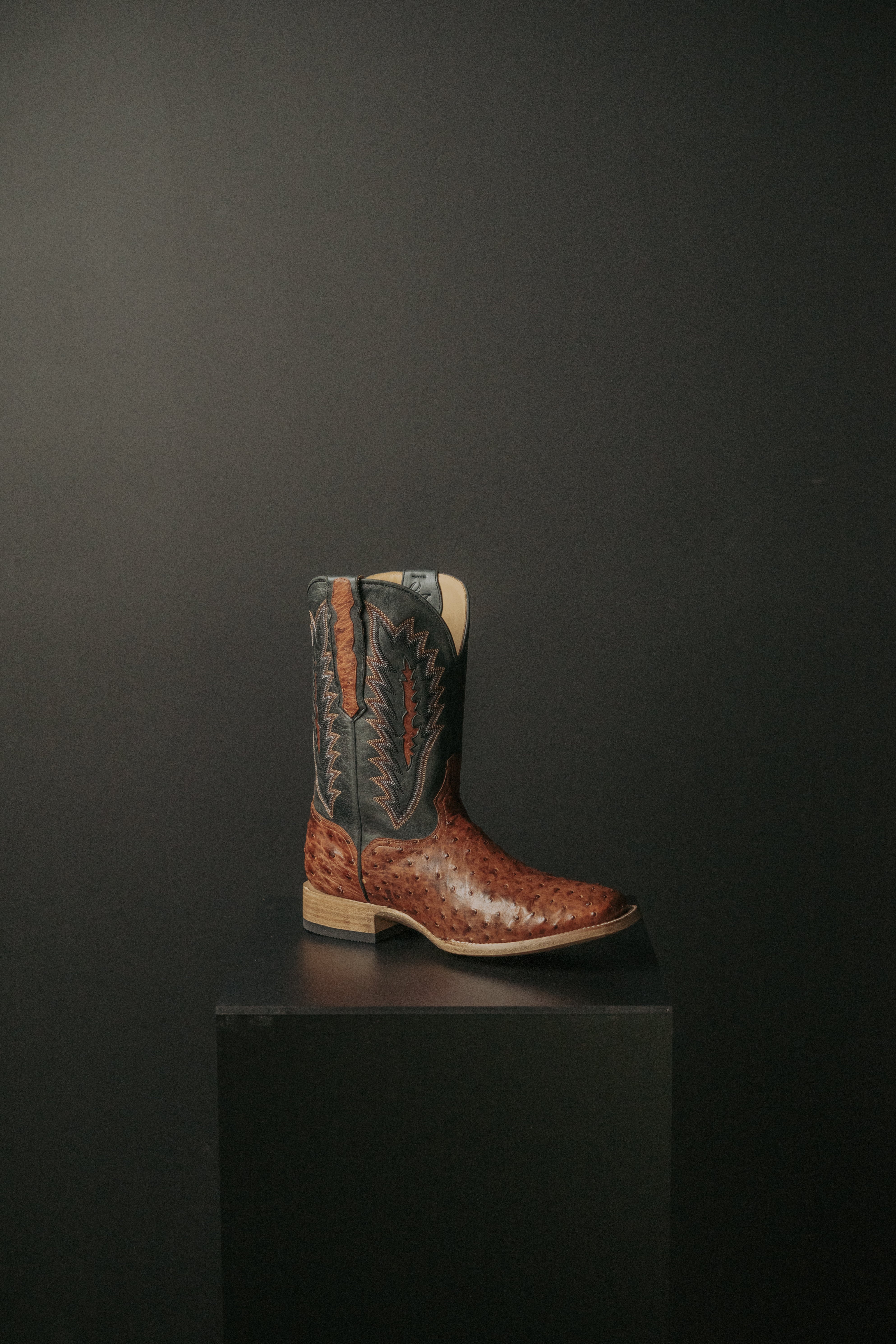 BRANNAN FULL QUILL OSTRICH BOOT | Lifestyle 1