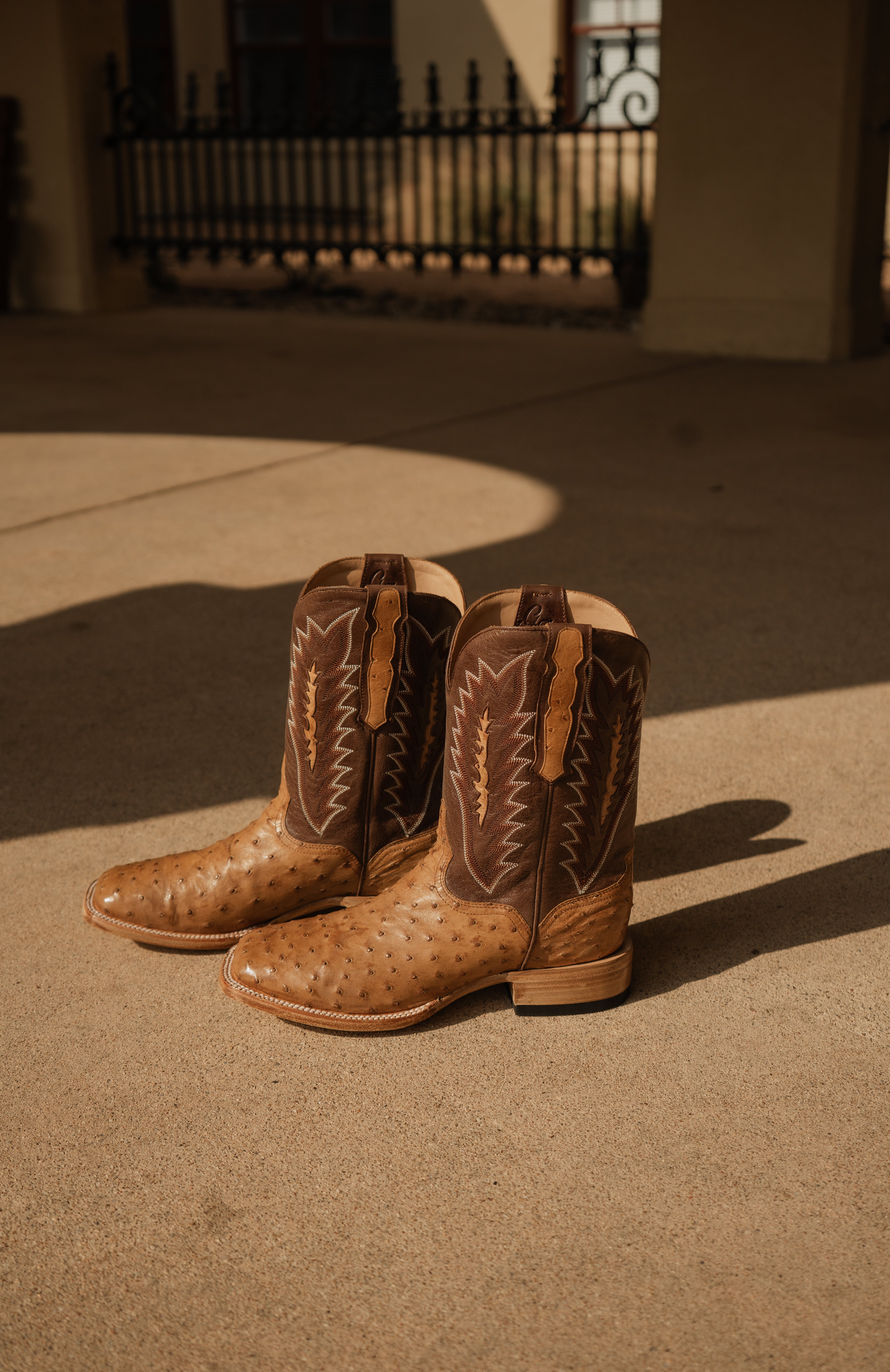BRANNAN FULL QUILL OSTRICH BOOT | Lifestyle 1