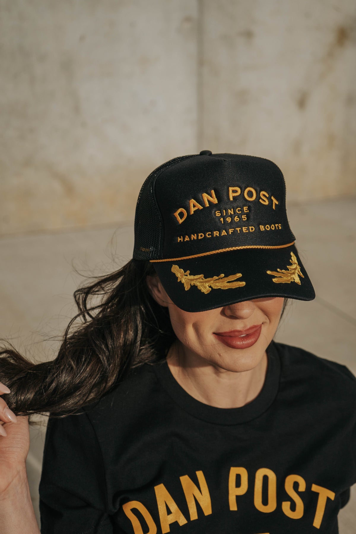 dan post crown trucker hat - dan post boots