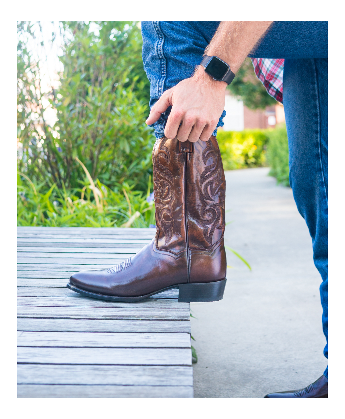 milwaukee leather boot lifestyle image 1