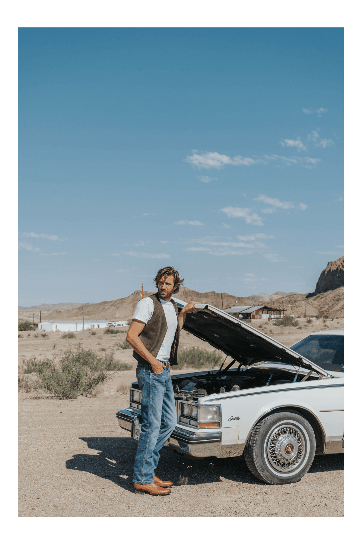 tempe full quill ostrich boot lifestyle image 2