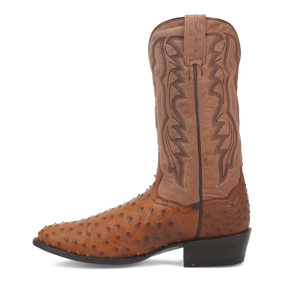 tempe full quill ostrich boot 135 degree outside angle