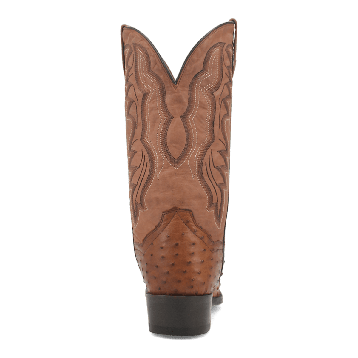 tempe full quill ostrich boot 180 degree back angle