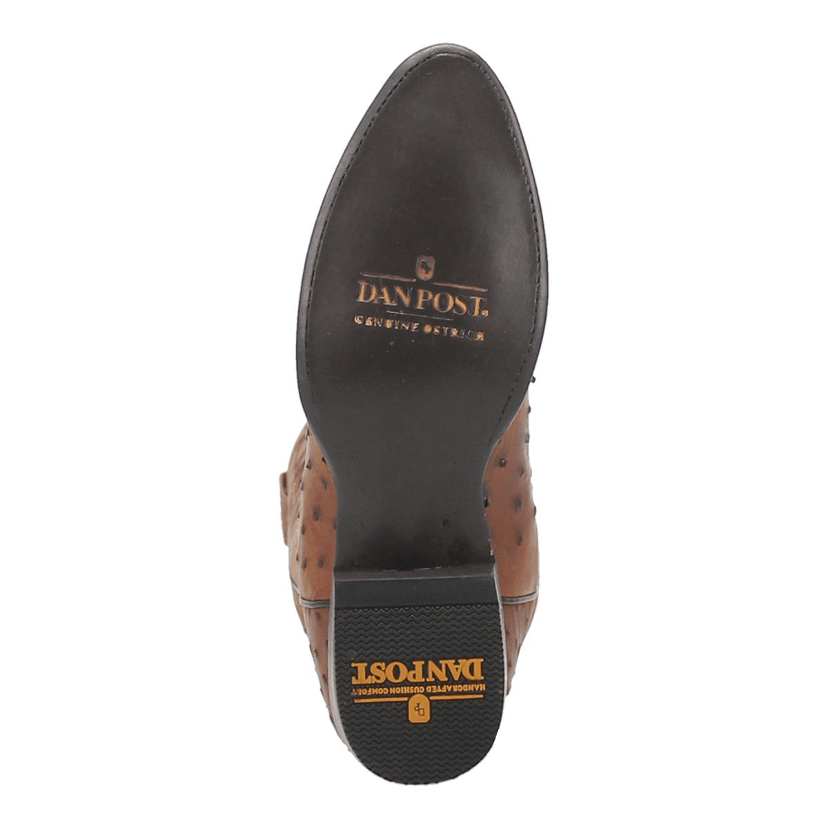 tempe full quill ostrich boot outsole angle