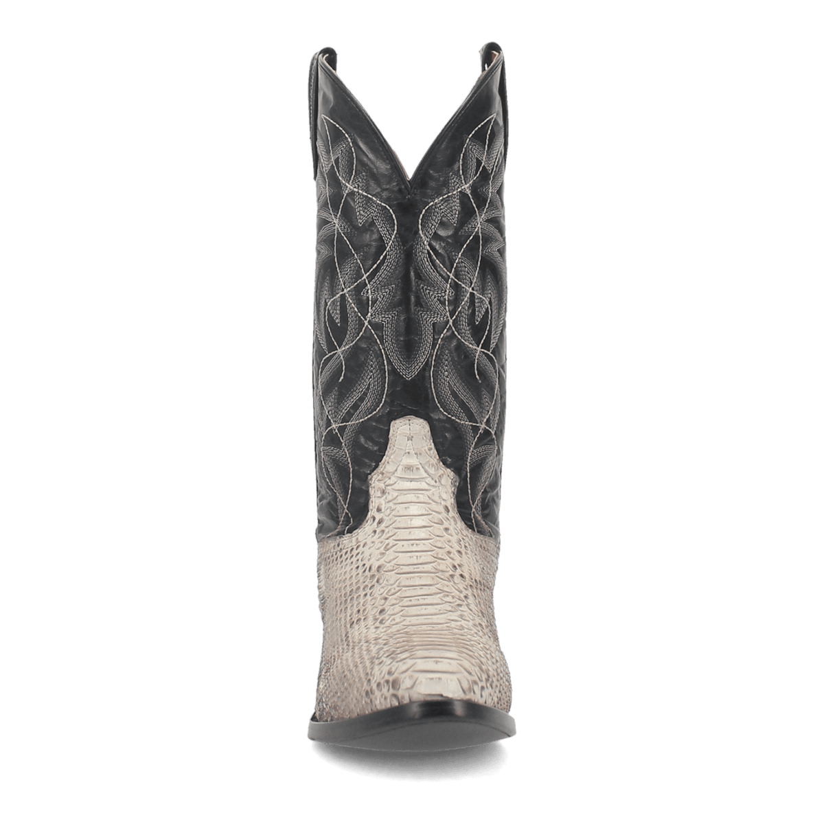 manning python boot front angle