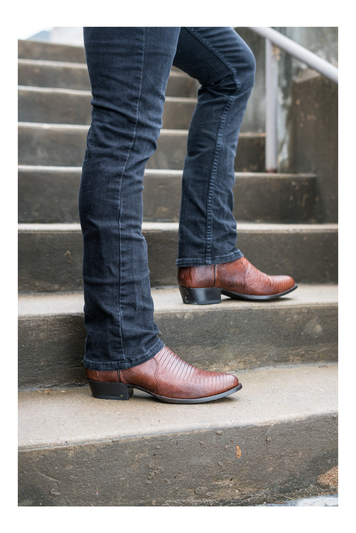 winston lizard boot lifestyle image 1