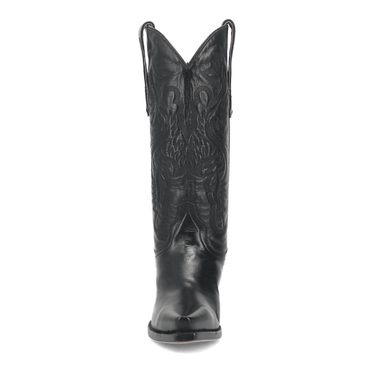maria leather boot front angle