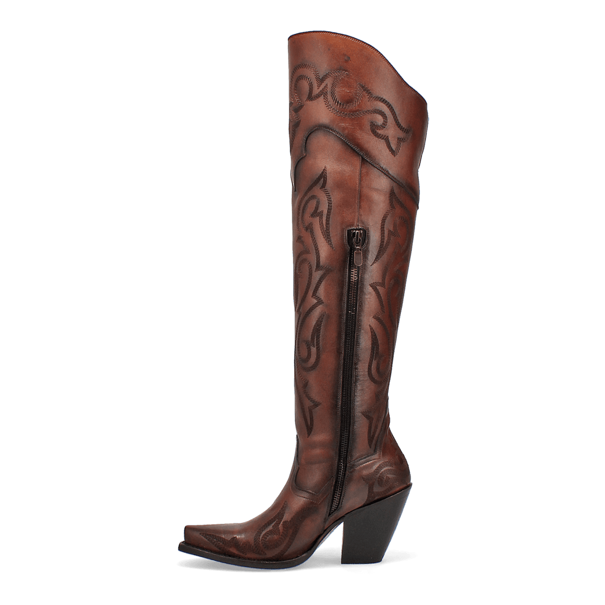 seductress leather boot 135 degree outside angle