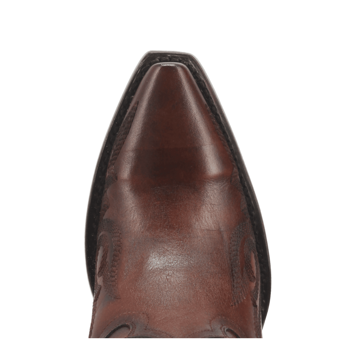 seductress leather boot toe angle