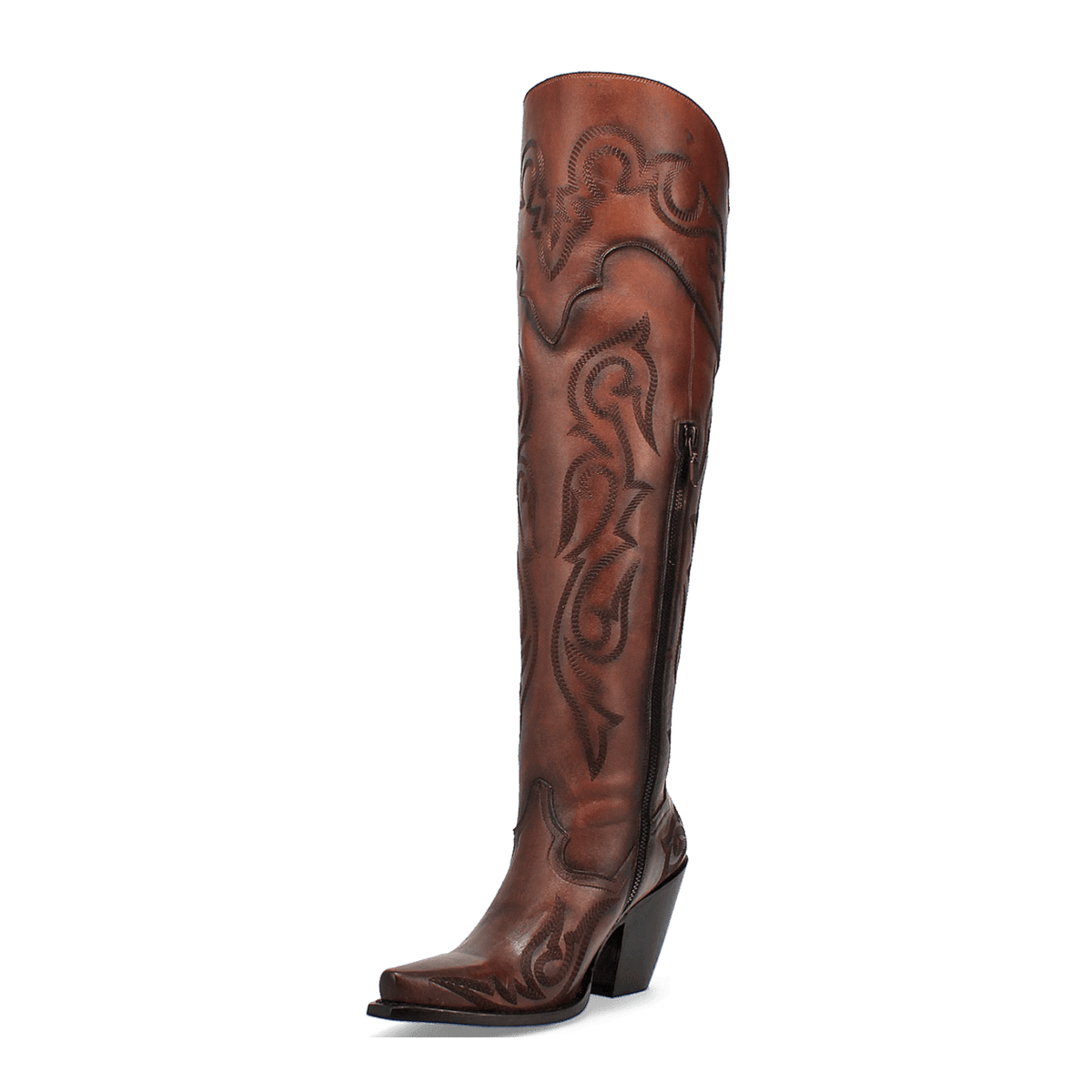 seductress leather boot 225 degree angle
