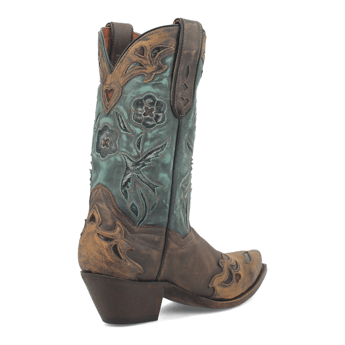 vintage bluebird leather boot 315 degree angle