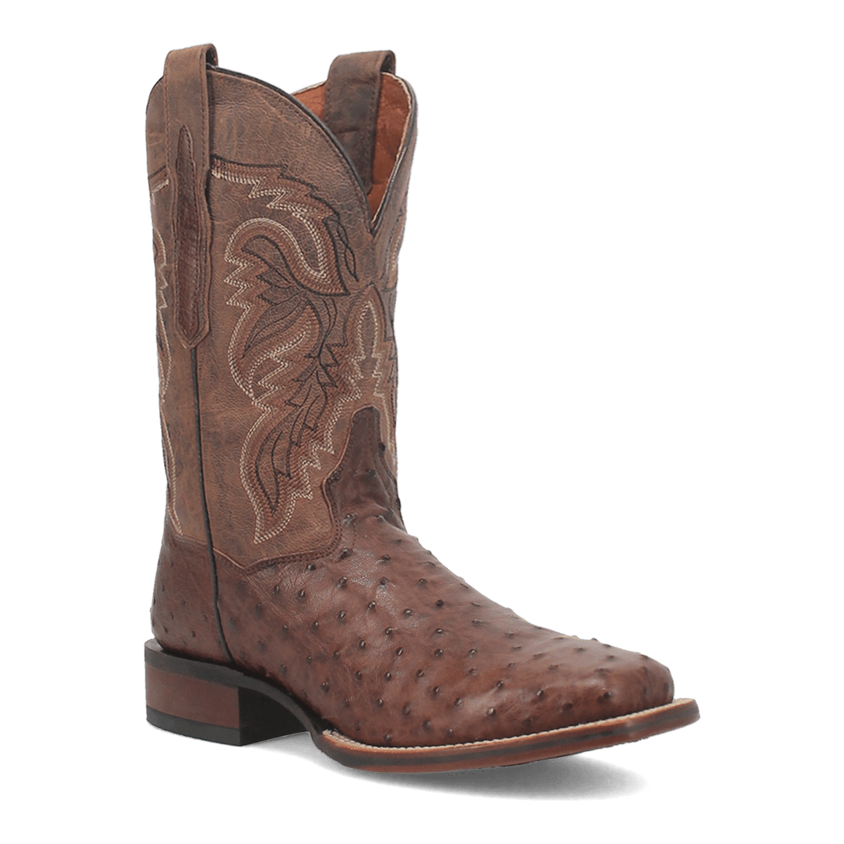 alamosa full quill ostrich boot 45 degree angle