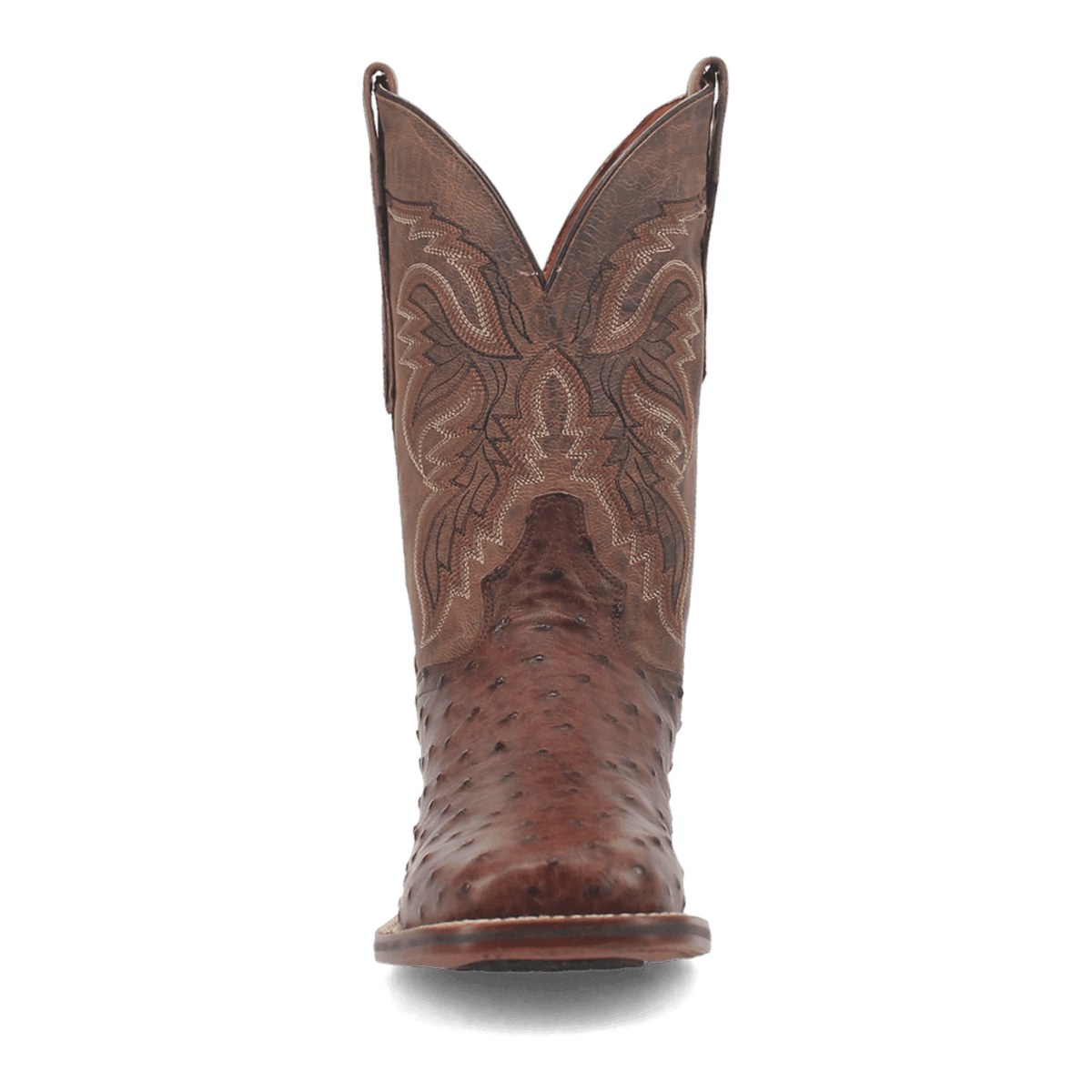alamosa full quill ostrich boot front angle