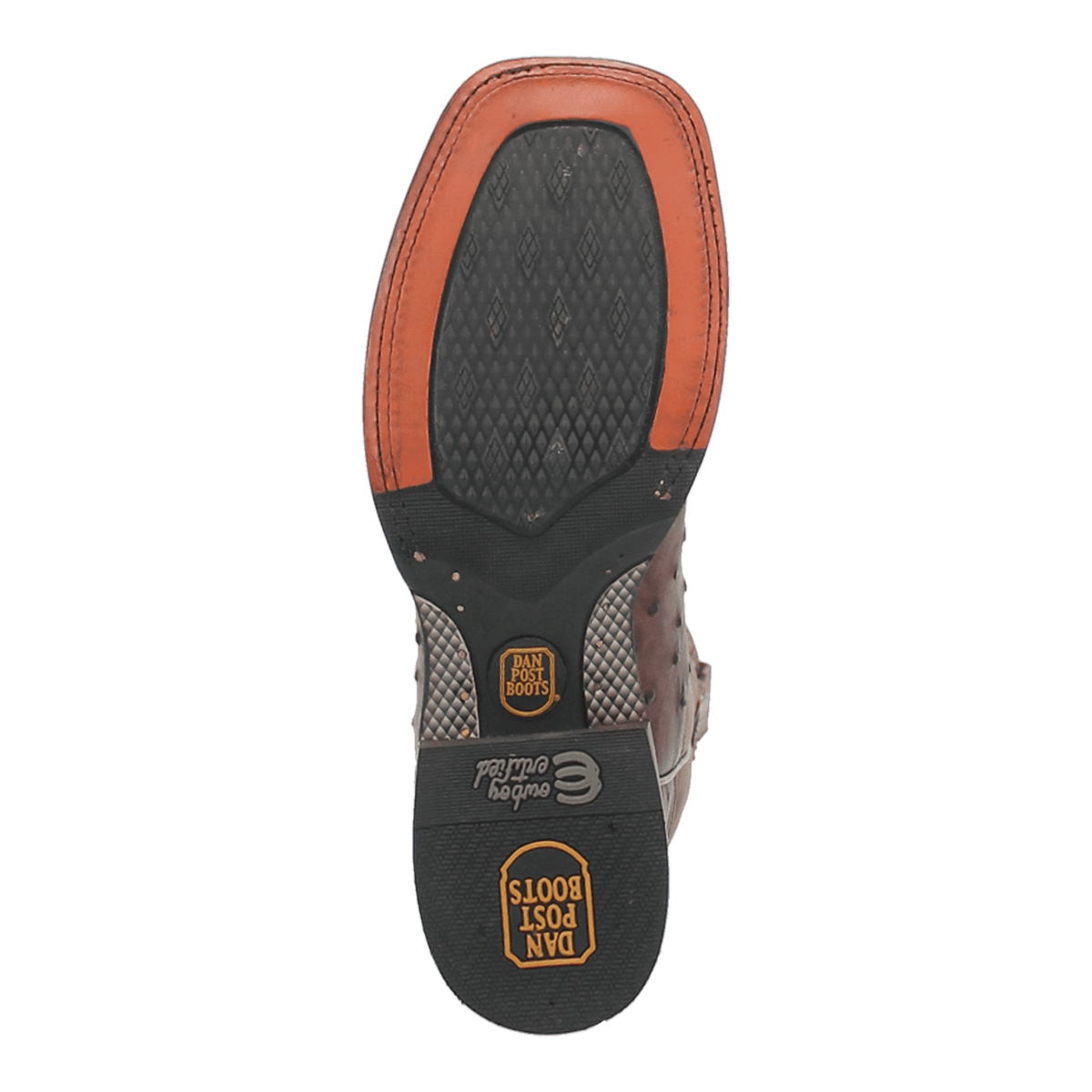 alamosa full quill ostrich boot outsole angle
