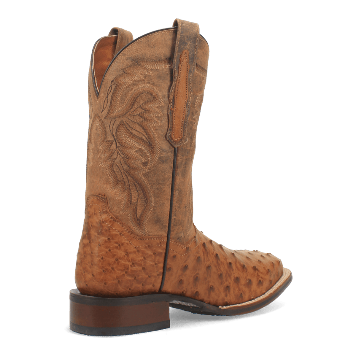 alamosa full quill ostrich boot 315 degree angle