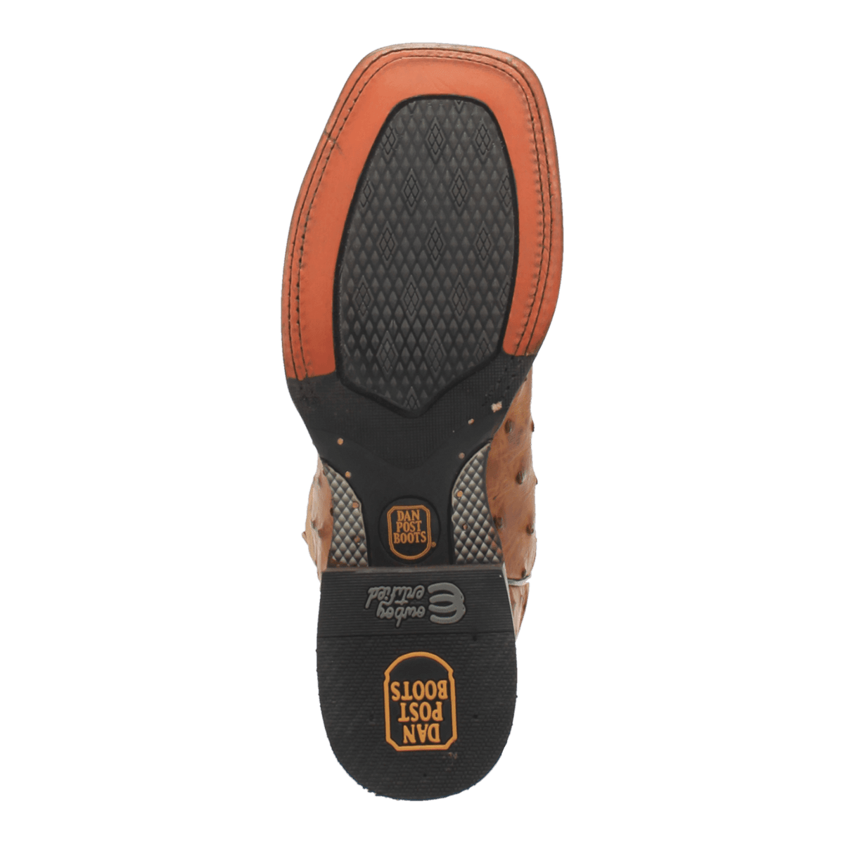 alamosa full quill ostrich boot outsole angle