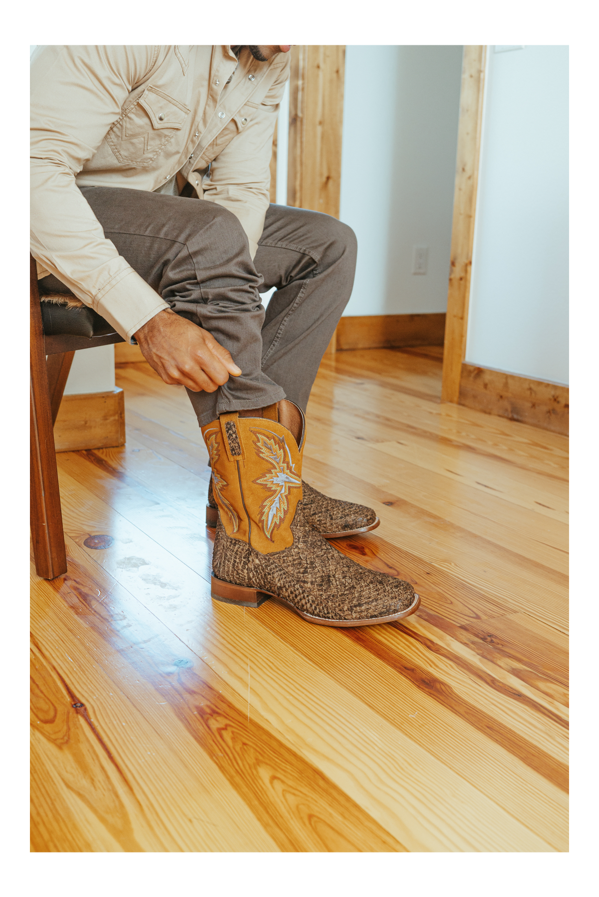 dorsal sea bass boot lifestyle image 1