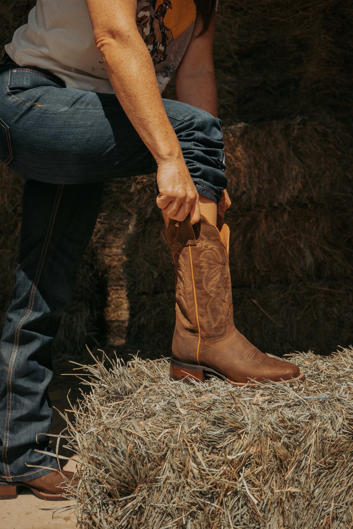alexy leather boot lifestyle image 1