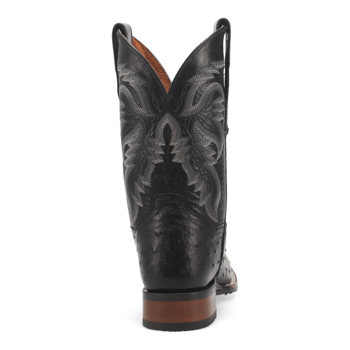 alamosa full quill ostrich boot 180 degree back angle