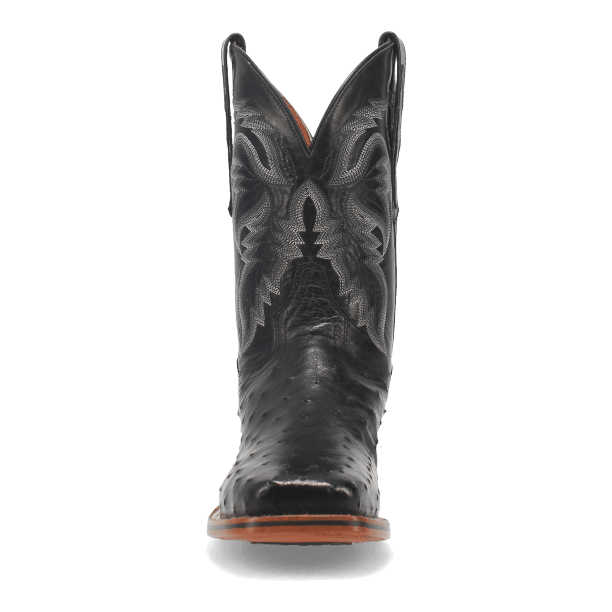 alamosa full quill ostrich boot front angle