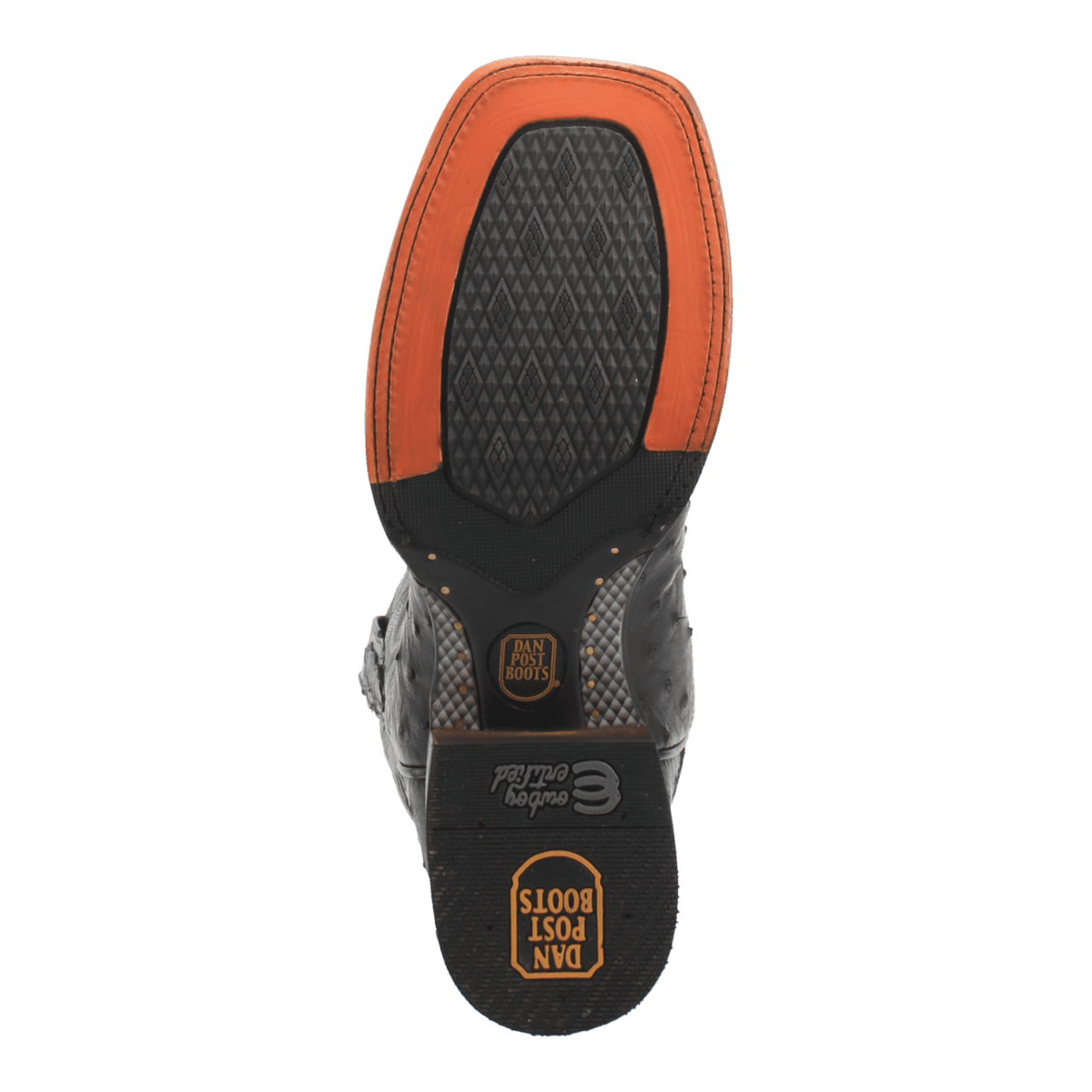 alamosa full quill ostrich boot outsole angle