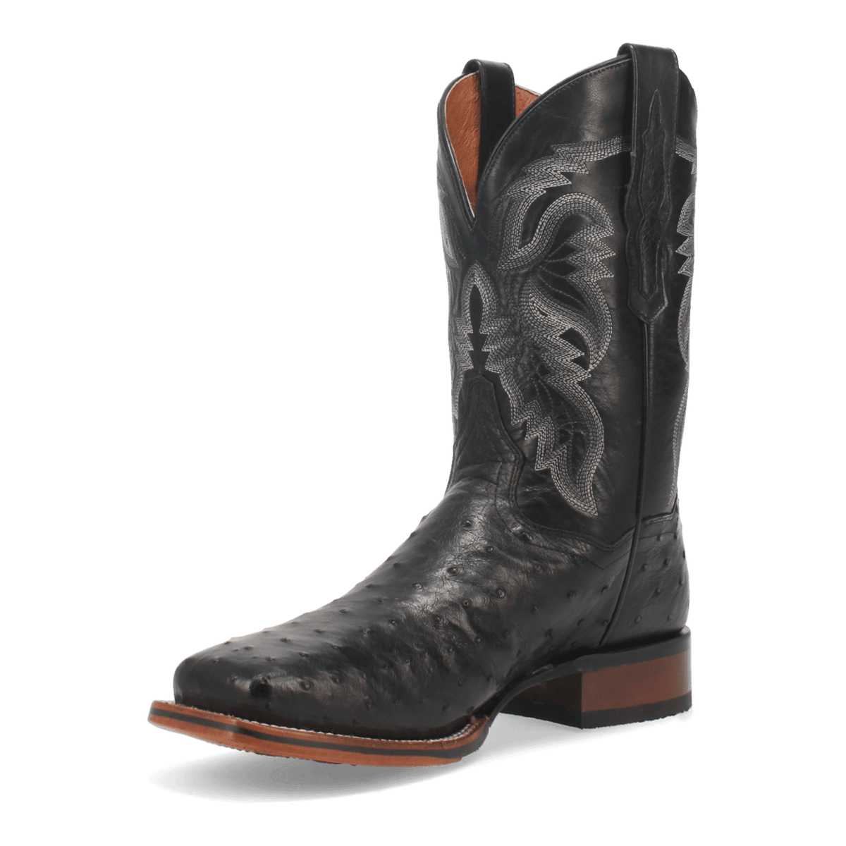 alamosa full quill ostrich boot 225 degree angle
