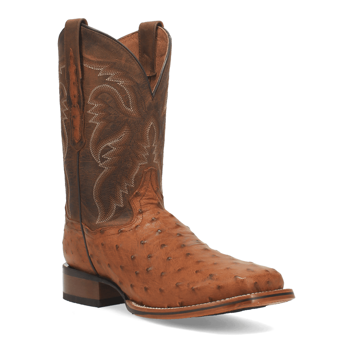 alamosa full quill ostrich boot 45 degree angle
