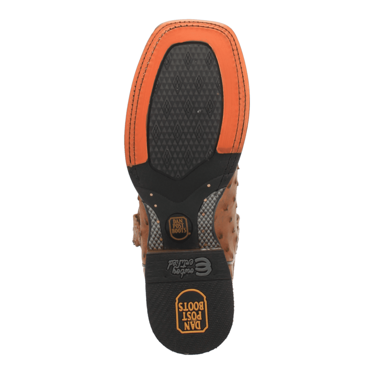 alamosa full quill ostrich boot outsole angle