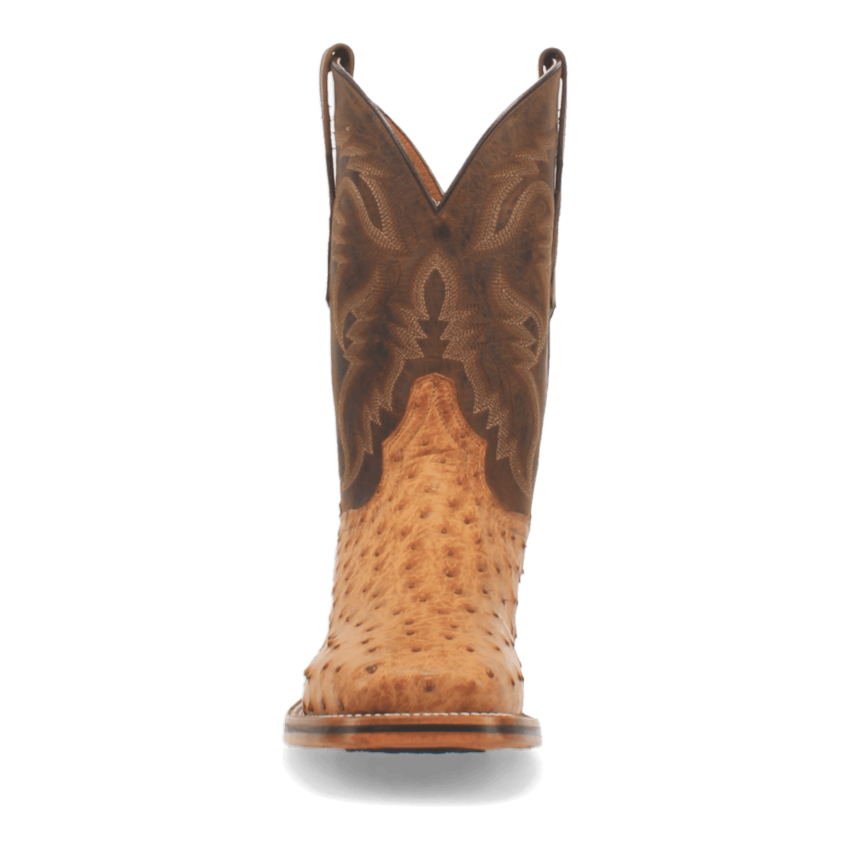 kershaw full quill ostrich boot front angle