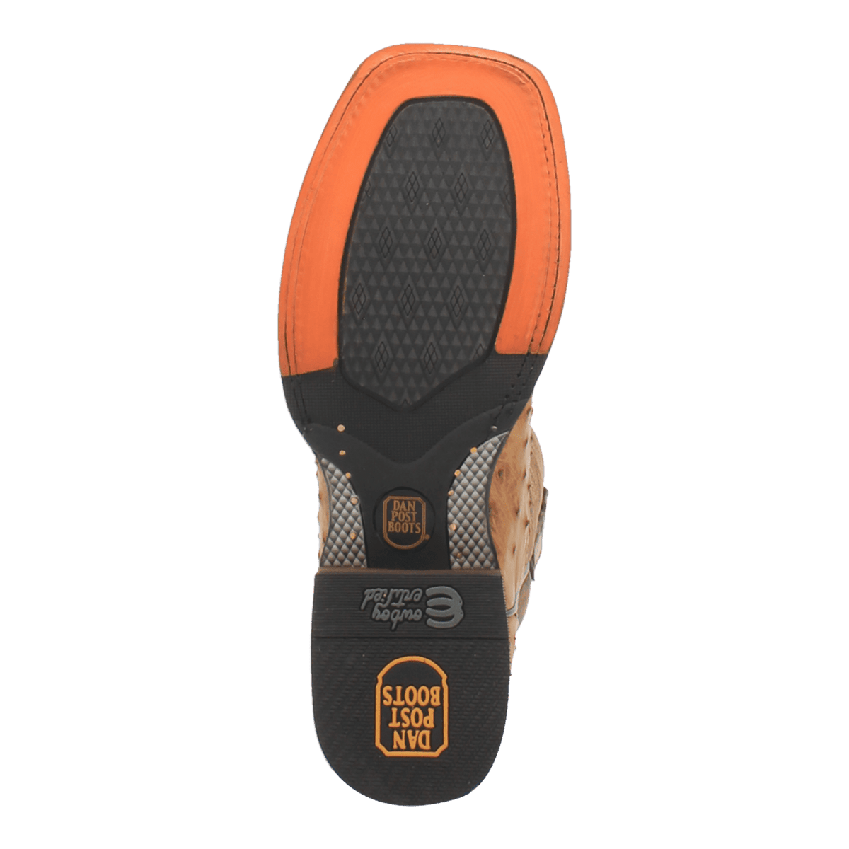 kershaw full quill ostrich boot outsole angle