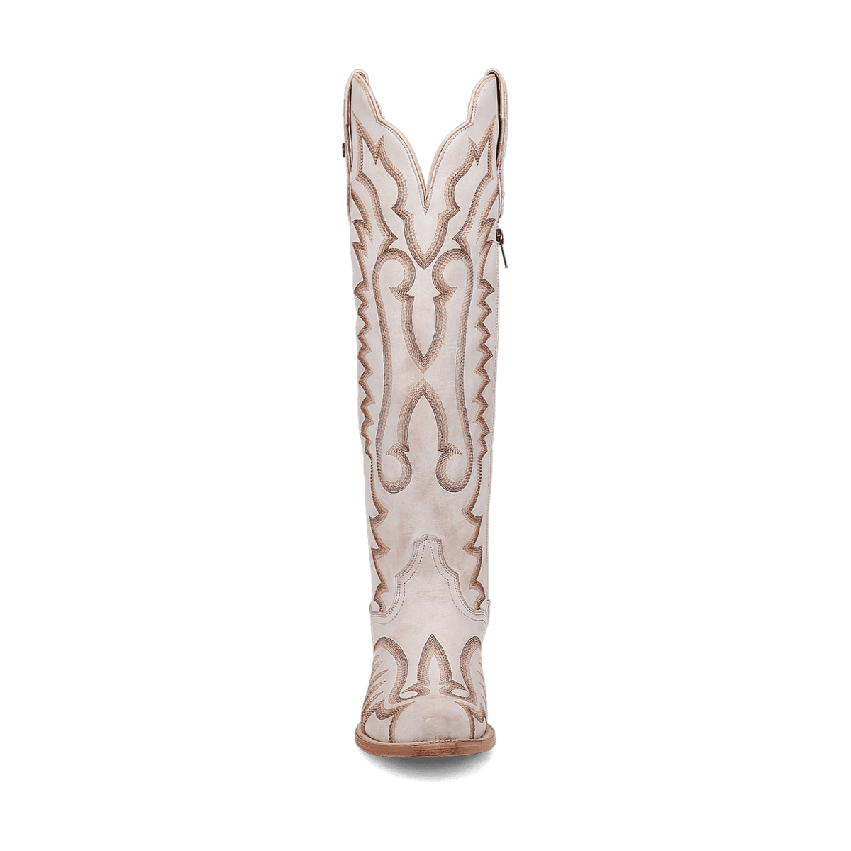 josie leather boot front angle