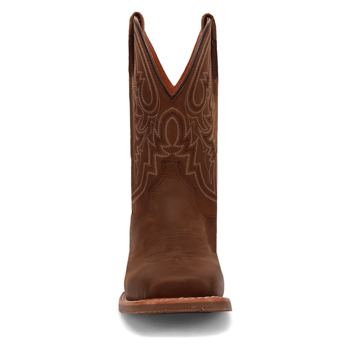 brigston leather boot front angle