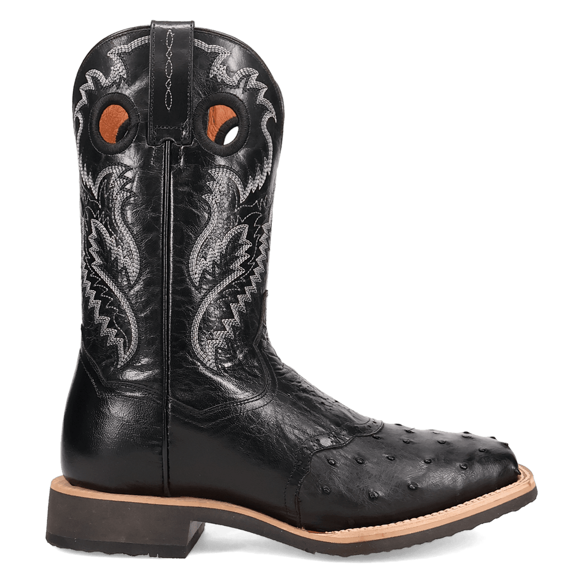 martel full quill ostrich boot 90 degree inside angle