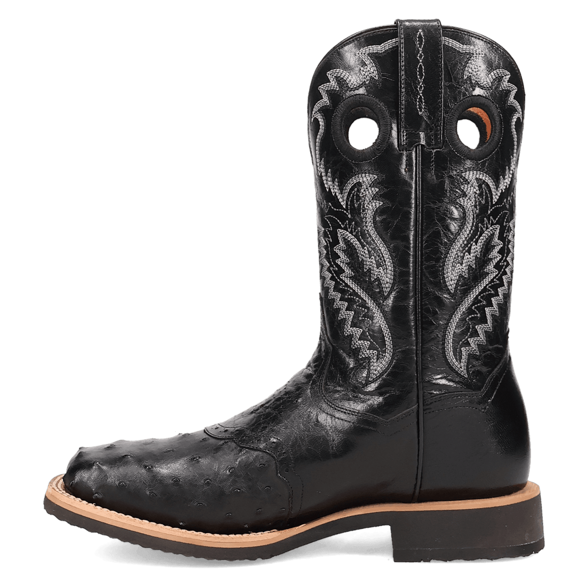 martel full quill ostrich boot 135 degree outside angle