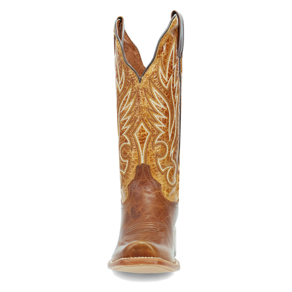 amber trail leather boot front angle