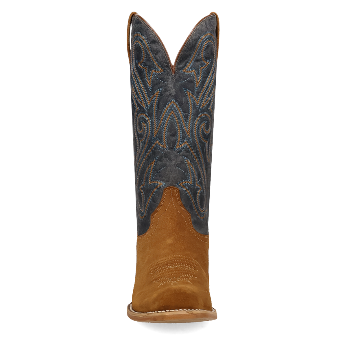 lanessa leather boot front angle