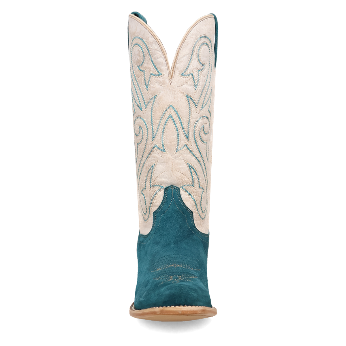 lanessa leather boot front angle
