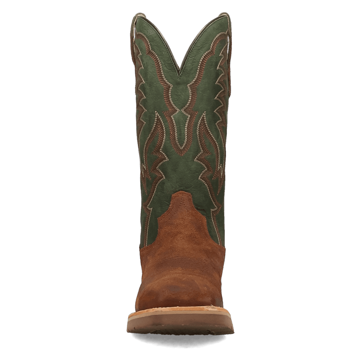 forge leather boot front angle