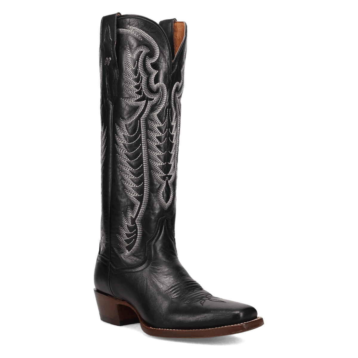 calista leather boot 45 degree angle