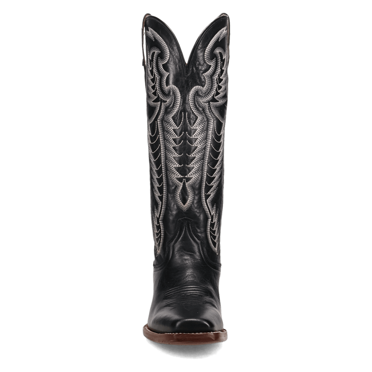 calista leather boot front angle