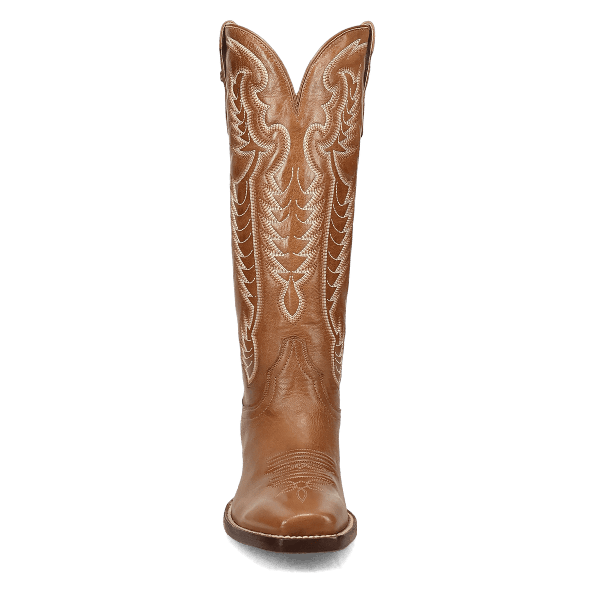 calista leather boot front angle