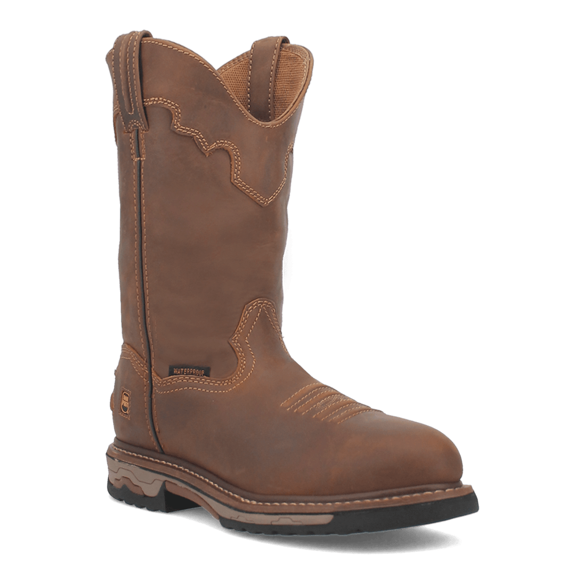 journeyman composite toe leather boot 45 degree angle