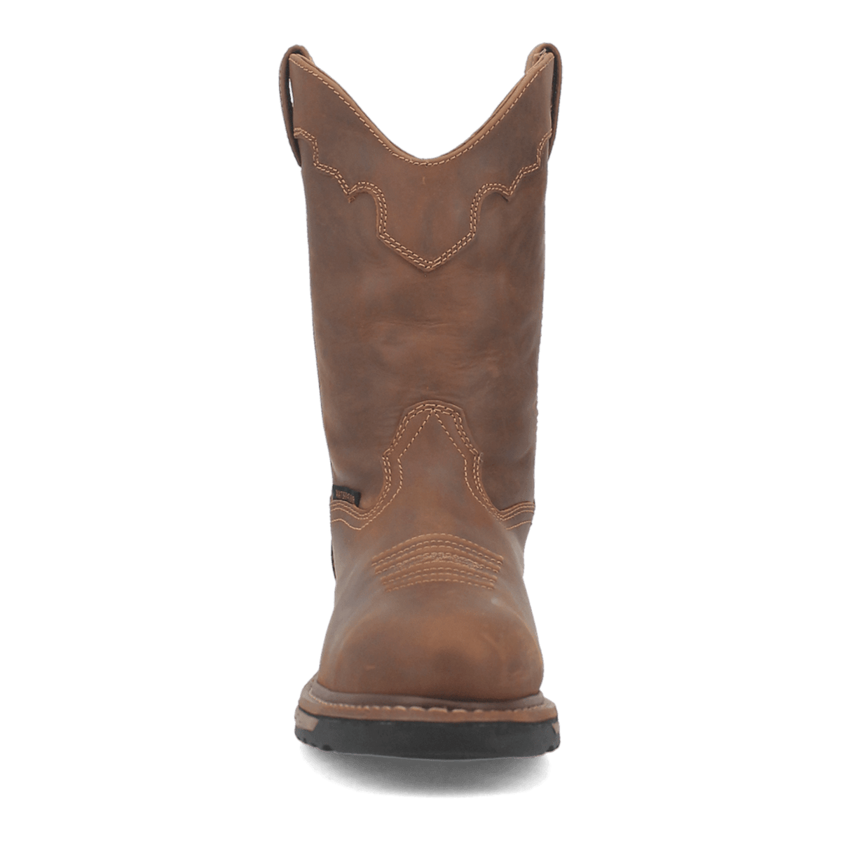 journeyman composite toe leather boot front angle