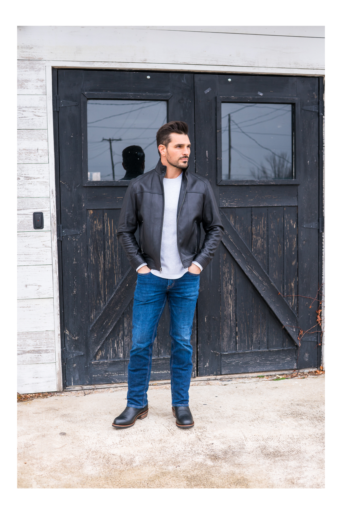albuquerque waterproof leather boot lifestyle image 1