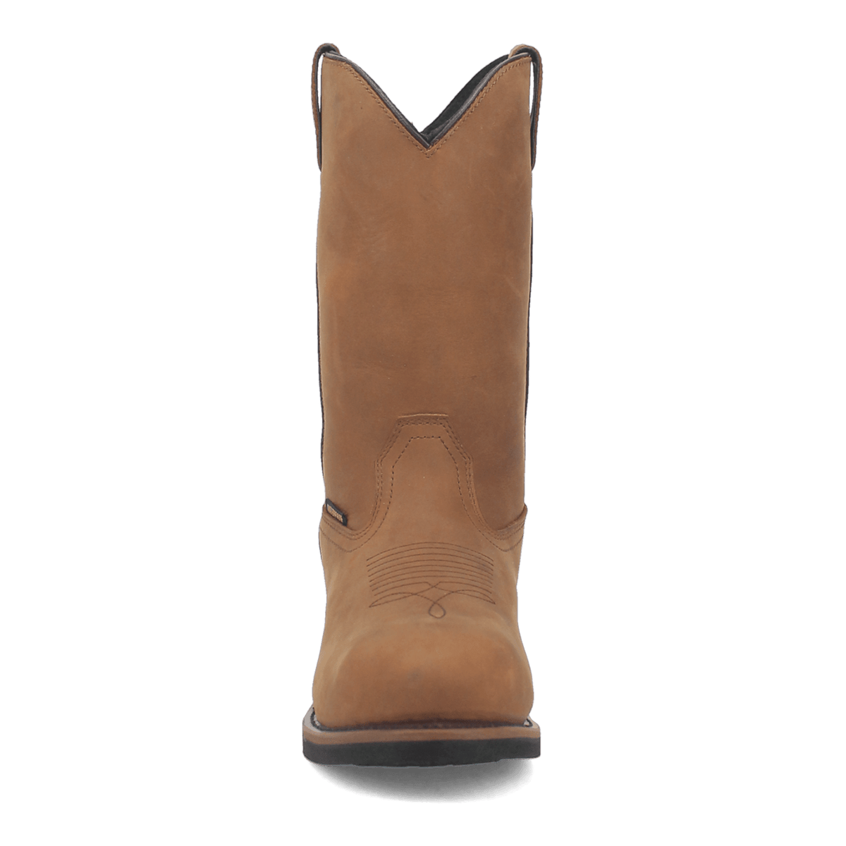albuquerque steel toe waterproof leather boot front angle