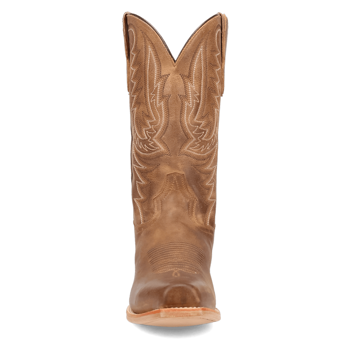 roman leather boot front angle