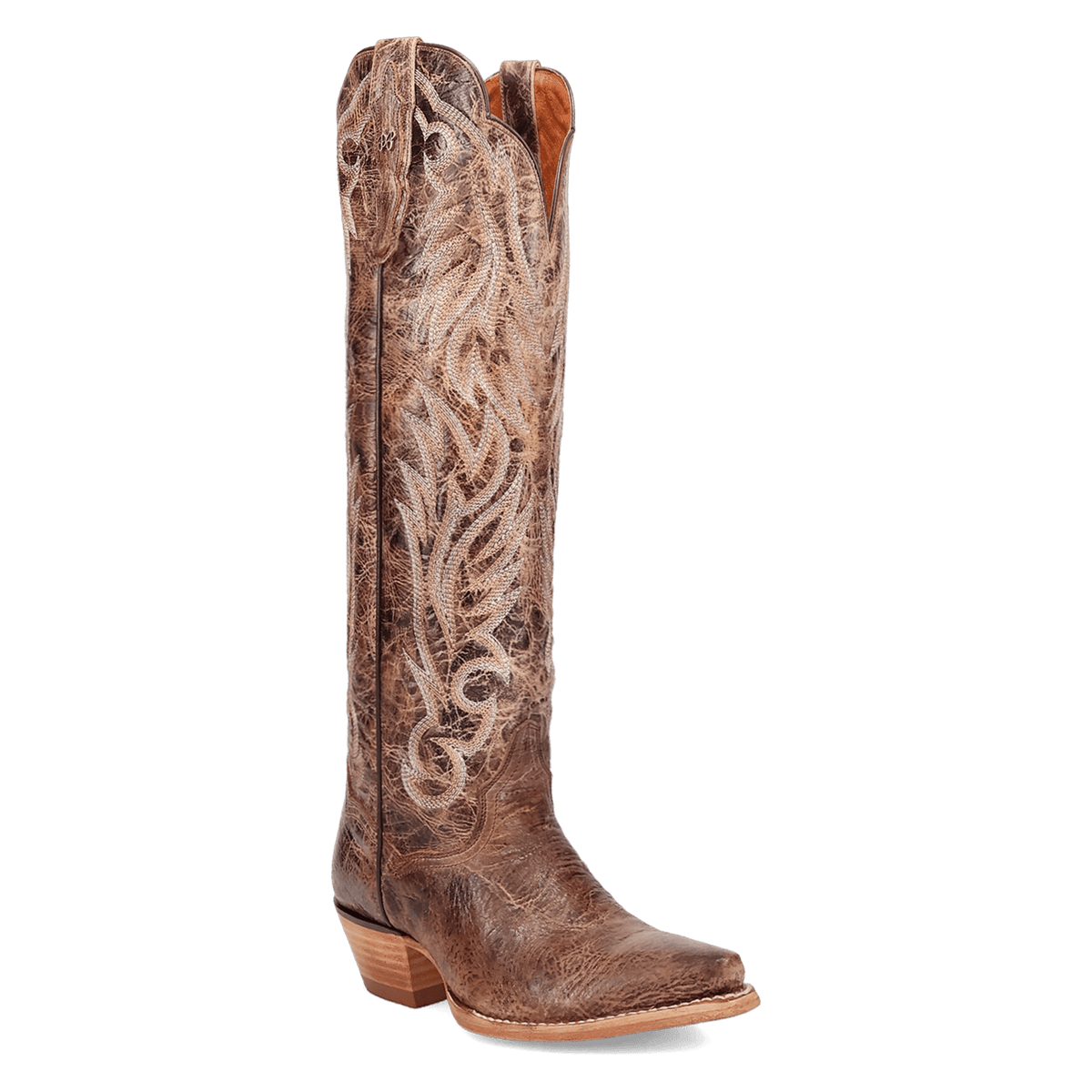 rustic ridge leather boot 45 degree angle