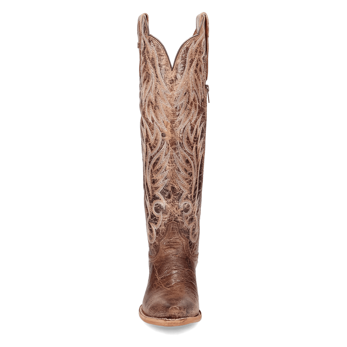 rustic ridge leather boot front angle