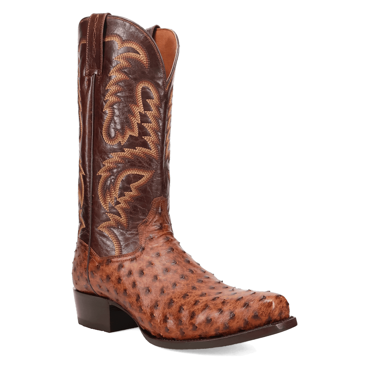 marco full quill ostrich boot 45 degree angle