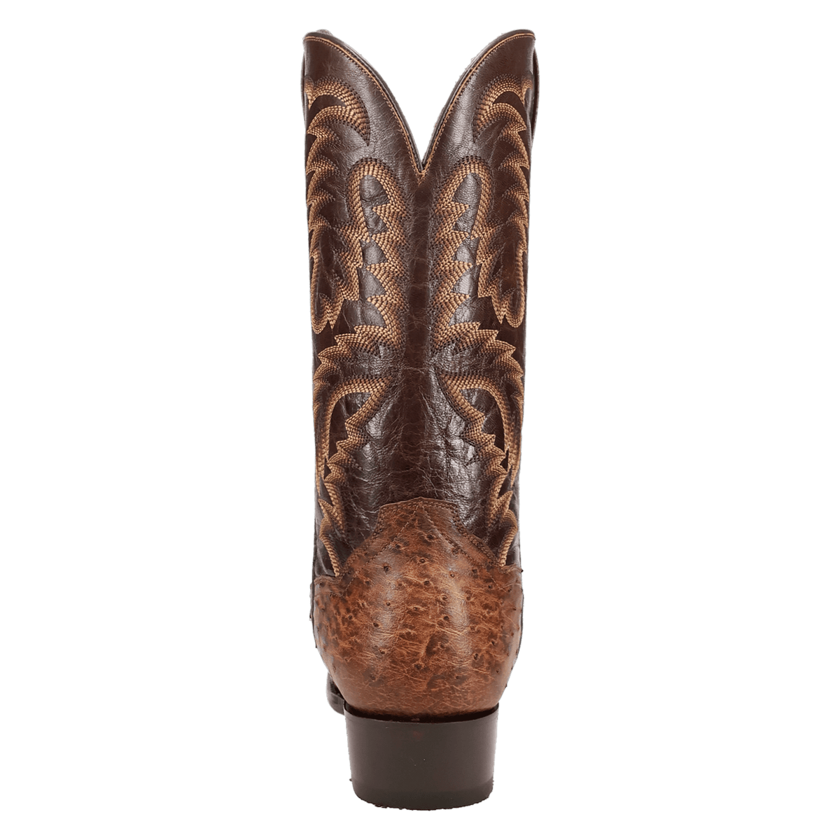 marco full quill ostrich boot 180 degree back angle